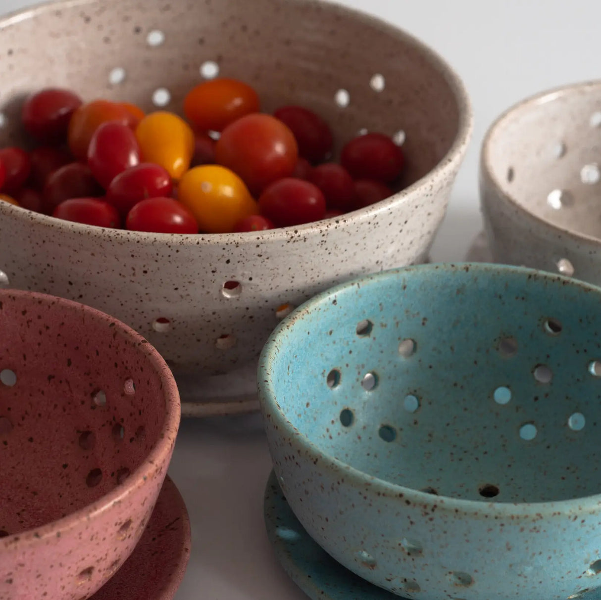 Small Berry Bowl with Saucer