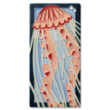 4x8 Jellyfish Tile in Blue