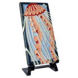 4x8 Jellyfish Tile in Blue