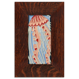4x8 Jellyfish Tile in Blue