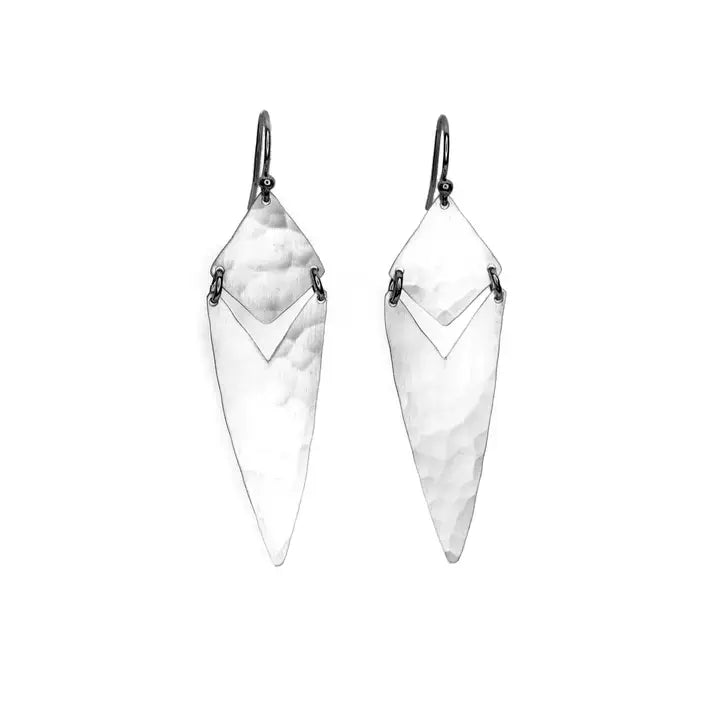Inga Earrings in Sterling Silver at PINCH