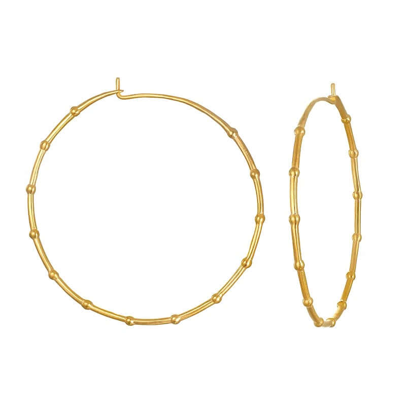 52mm Gold Hoops at PINCH