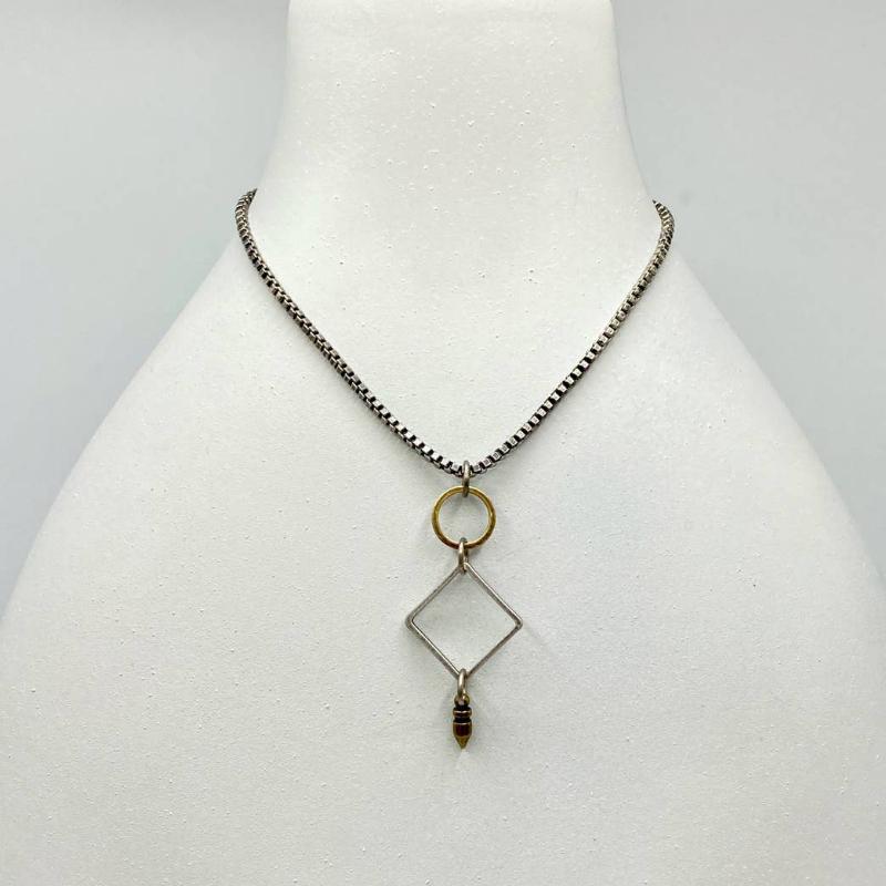 Geometric Necklace from Alchemy at Pinch in Northampton, MA