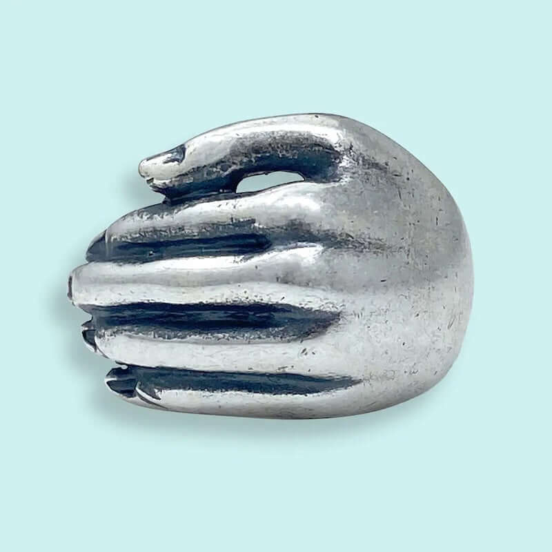 Silver Hand Ring at PINCH