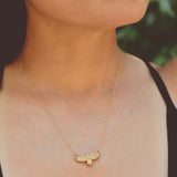 Freedom Necklace with White Opal from Montestruque at Pinch in Northampton, MA