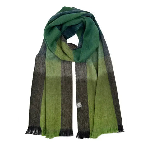 Alpaca Plaid Scarf in Tidepool from Shupaca at Pinch in Northampton, MA