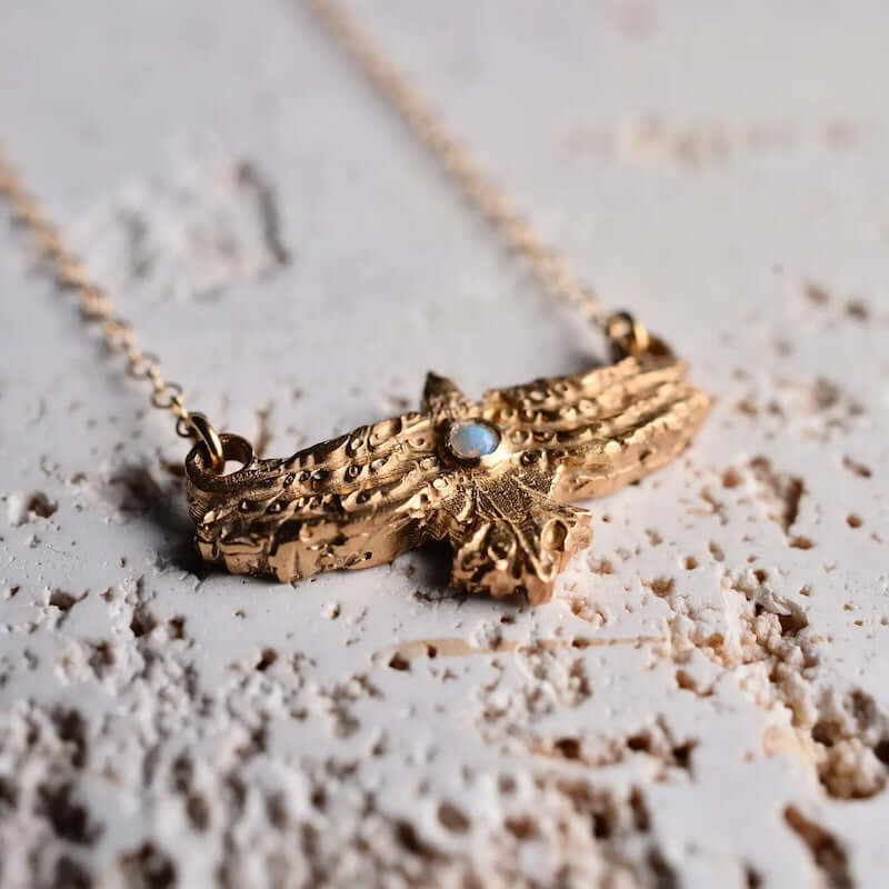 Freedom Necklace with White Opal from Montestruque at Pinch in Northampton, MA