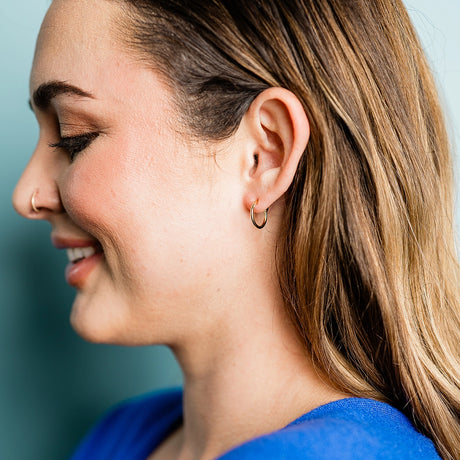 Gold Hoop Earrings