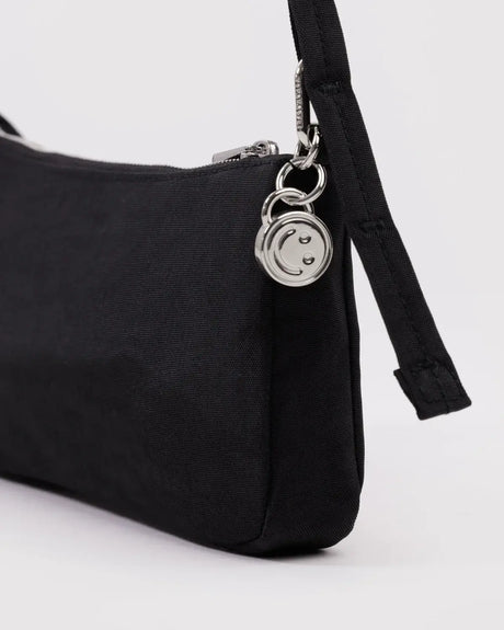 Nylon Pochette Bag in Black