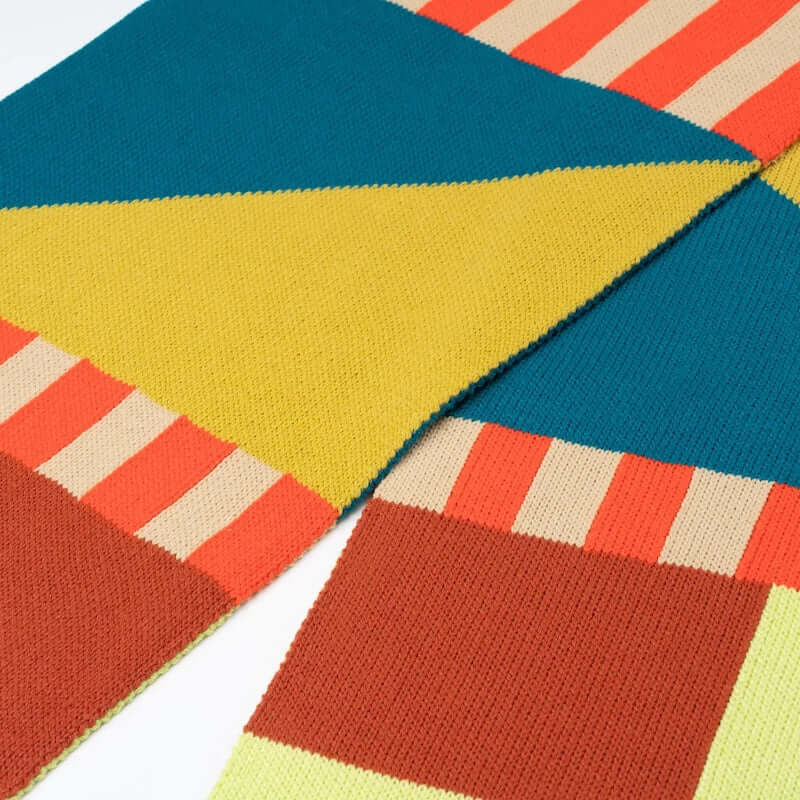 Kit Big Scarf in Rust Lime at PINCH