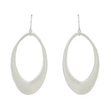Large Open Drop Earrings in Sterling Silver from Philippa Roberts at Pinch in Northampton, MA
