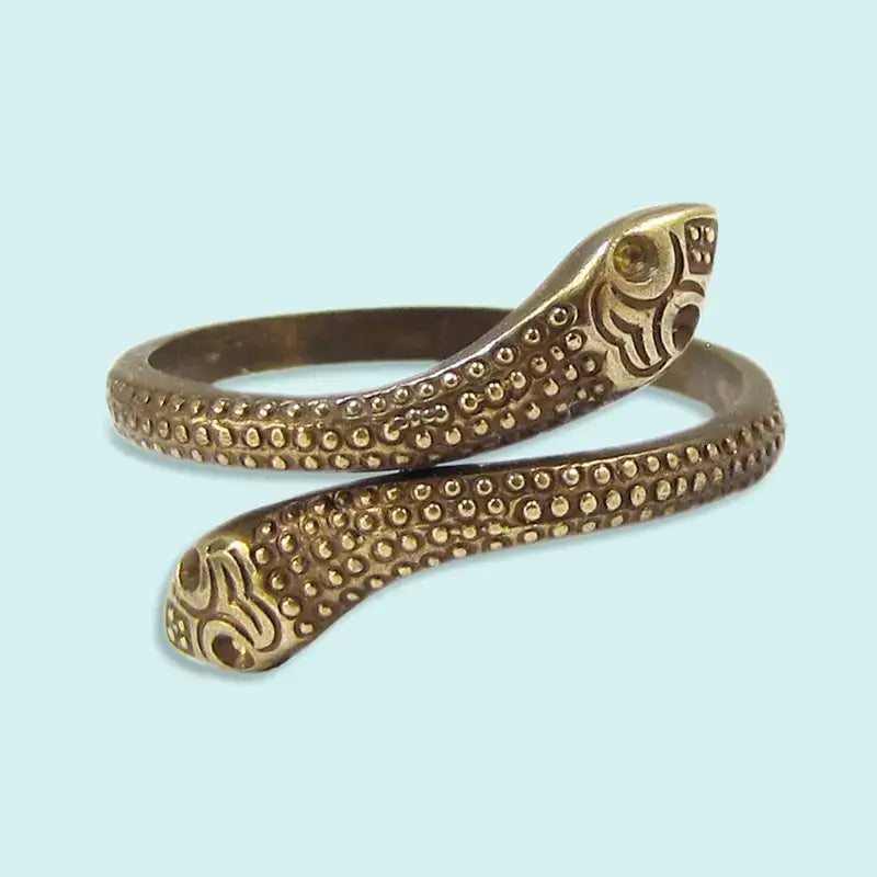 Gold Snake Ring at PINCH