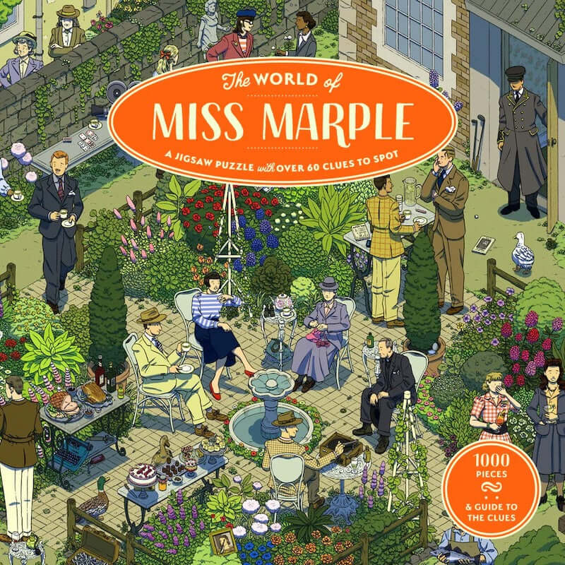 1000 Piece The World of Miss Marple Puzzle from Chronicle Books at Pinch in Northampton, MA