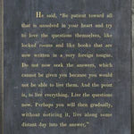 The Rainer Maria Rilke Art Print (Poetry Collection) at PINCH
