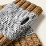 Alpaca Fingerless Trail Cuff  Gloves in Angel Dust