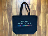 All Are Welcome Northampton Tote in Black