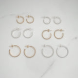 Medium Betty Hoop Earrings at PINCH