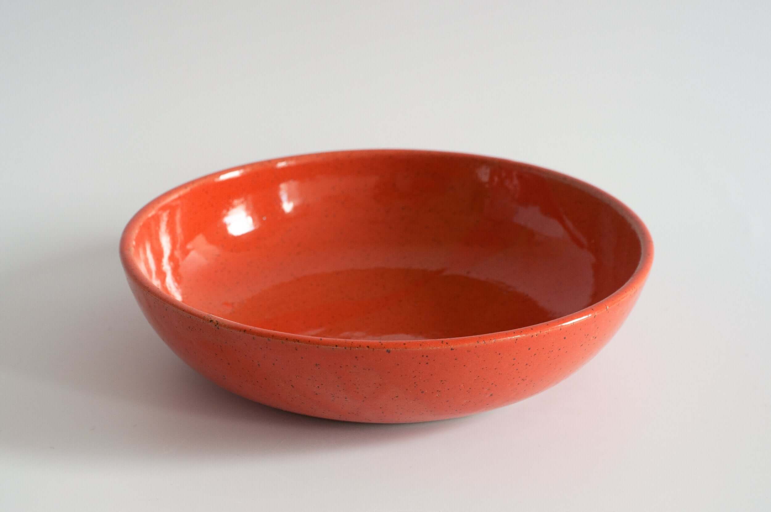 Large Pasta Bowl in Coral - Thumbnail 2