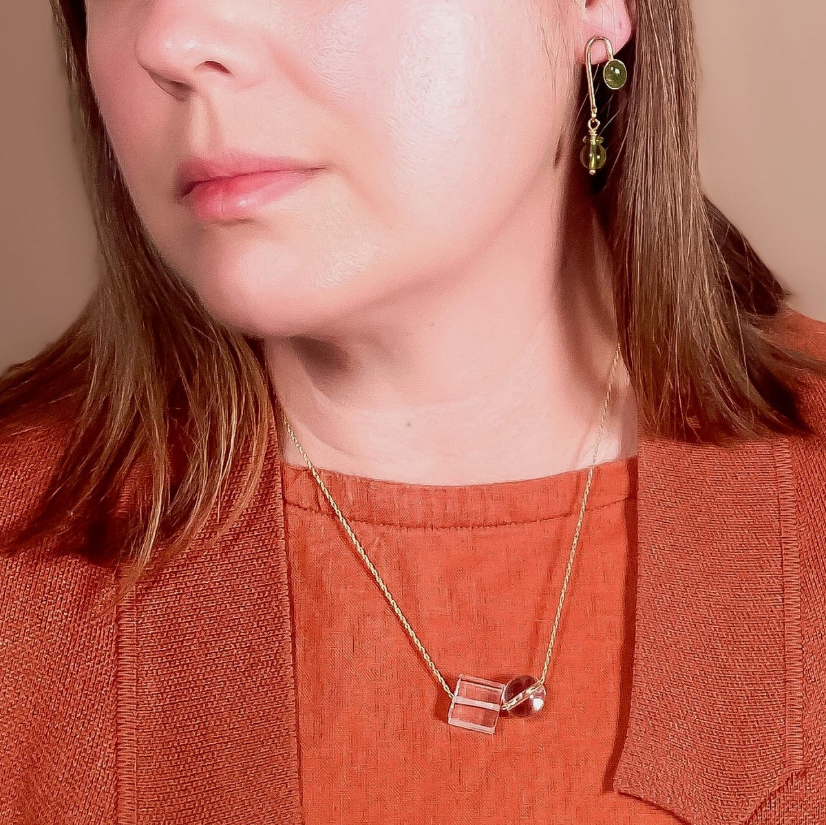 Limited Edition Crystal Quartz Balance Necklace