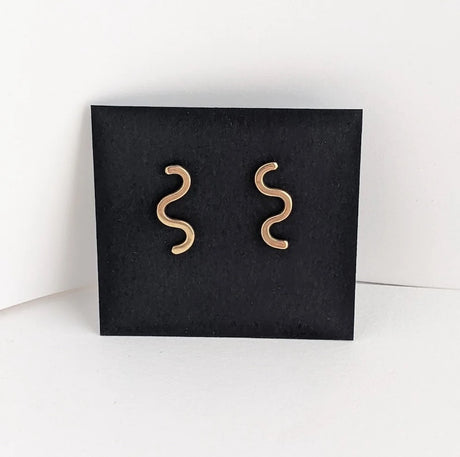 Earrings Squiggle Studs from Rachel Gunnard at Pinch in Northampton, MA