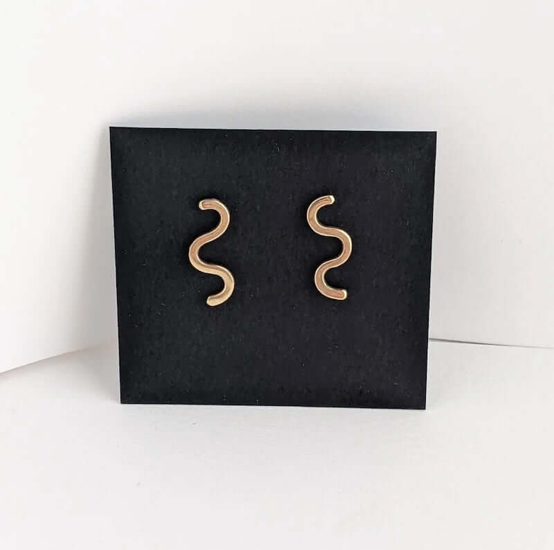 Earrings Squiggle Studs at PINCH