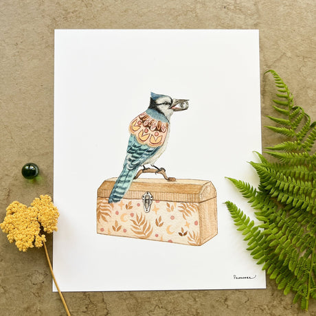 Woodland Home: Alfred's Toolbox 8x10 Print from Polanshek of the Hills at Pinch in Northampton, MA