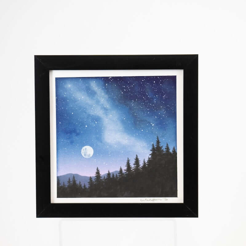 Original Framed 6x6 Watercolor #70 at PINCH