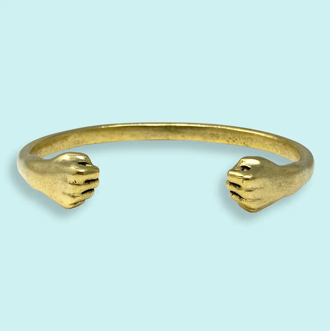 Fisticuff Bracelet in Antique Gold