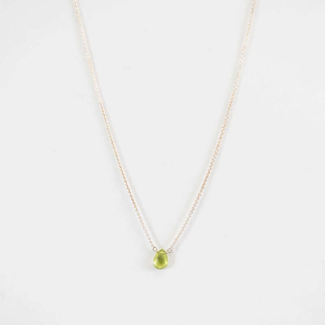 Sterling Silver Peridot Necklace at PINCH
