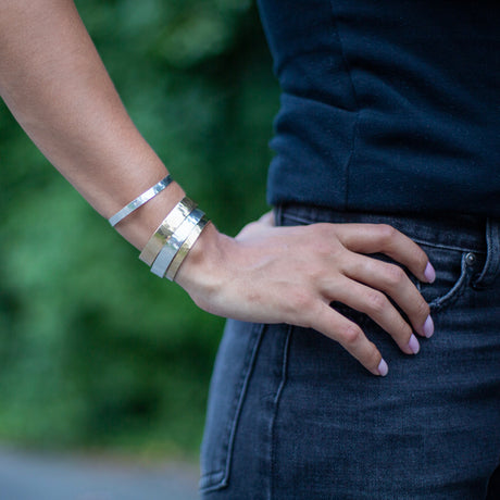 Hammered Cuff from Carolyn Keys at Pinch in Northampton, MA