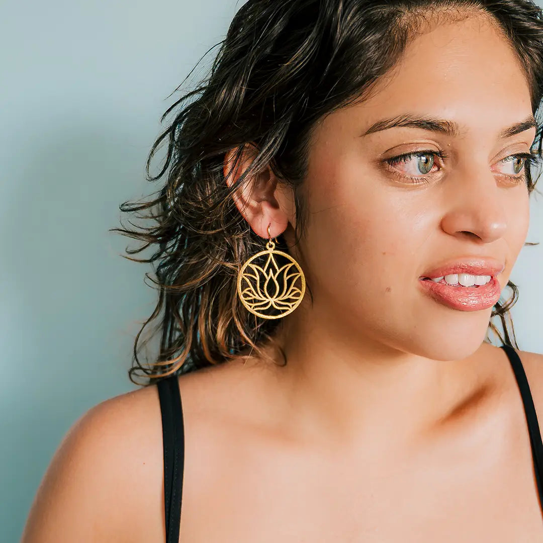 Lotus Earrings