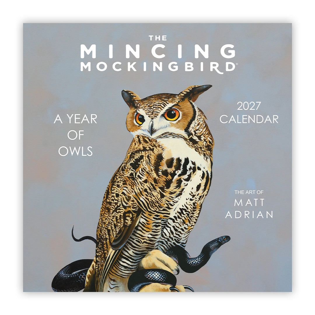 Mincing Mockingbird: A Year of Owls 2027 Calendar