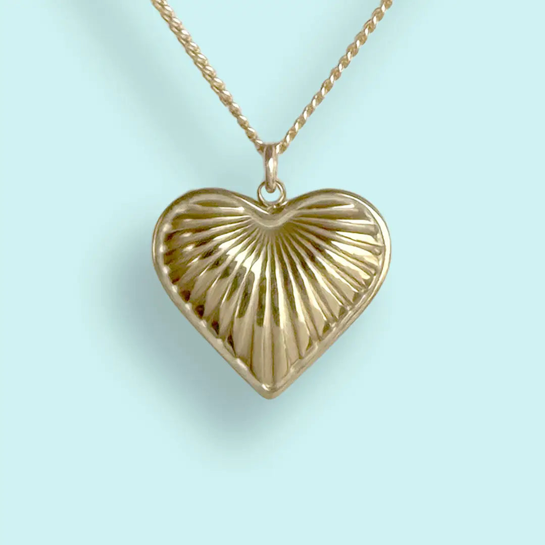 Radiating Love Heart Necklace