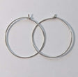 Plain Sterling Silver Hoops from Rachel Gunnard at Pinch in Northampton, MA