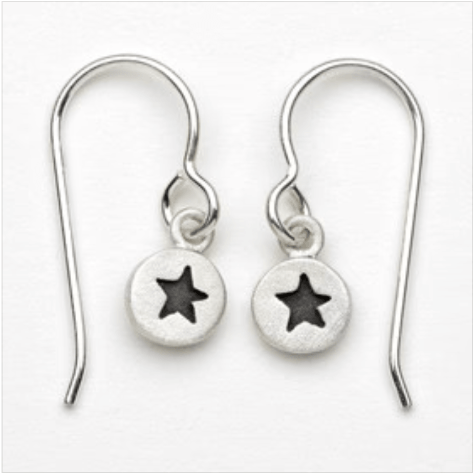 Tiny Dot Star Earrings at PINCH