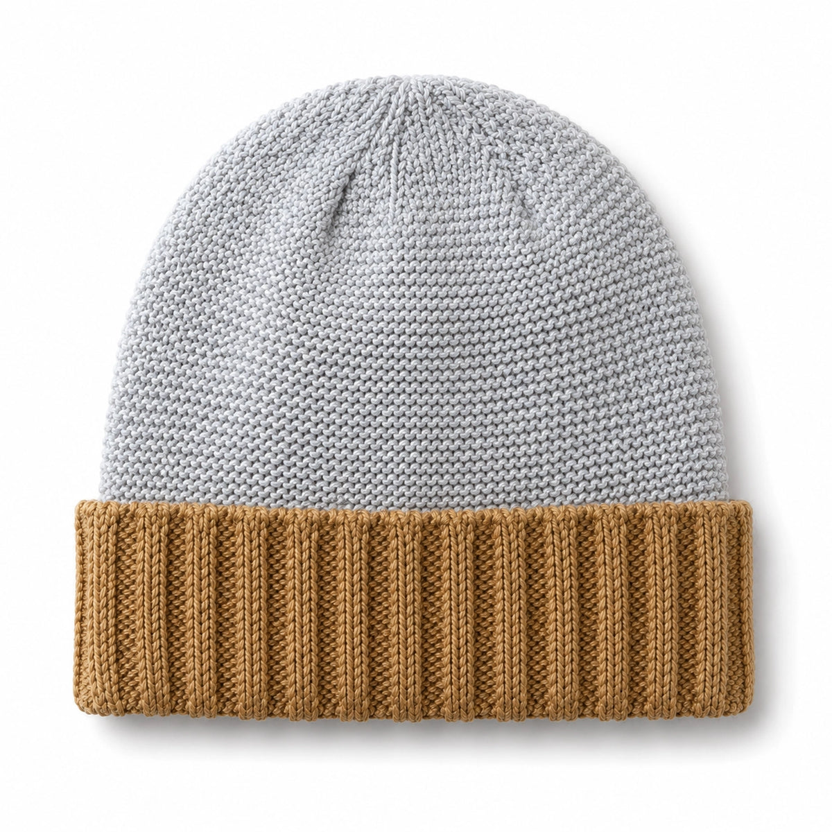 Alpaca Trail Cuff Beanie Hat in Angel Dust