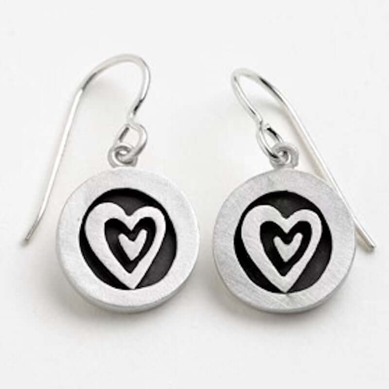 Vignette Heart Earrings at PINCH