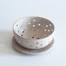 Small Berry Bowl with Saucer