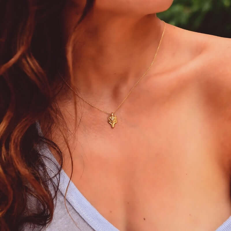 Wolf Necklace from Montestruque at Pinch in Northampton, MA