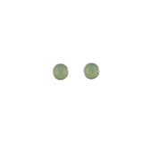 Chalcedony Post Earrings in Sterling Silver from Philippa Roberts at Pinch in Northampton, MA