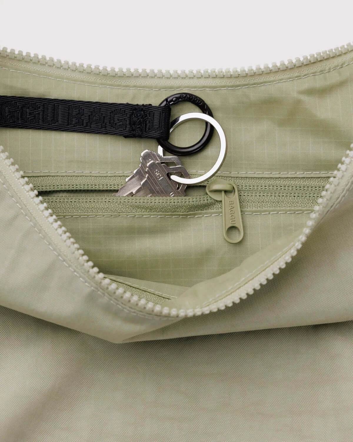Medium Crescent Bag in Celadon at PINCH