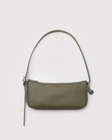 Pochette Recycled Leather in Loden