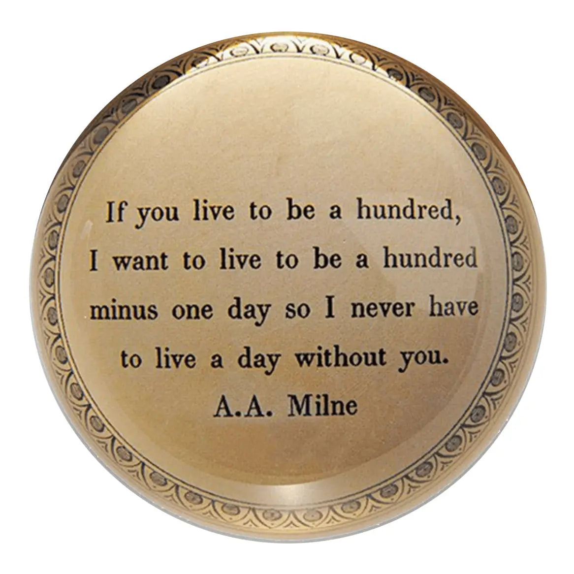 Paperweight If You Live To Be A Hundred