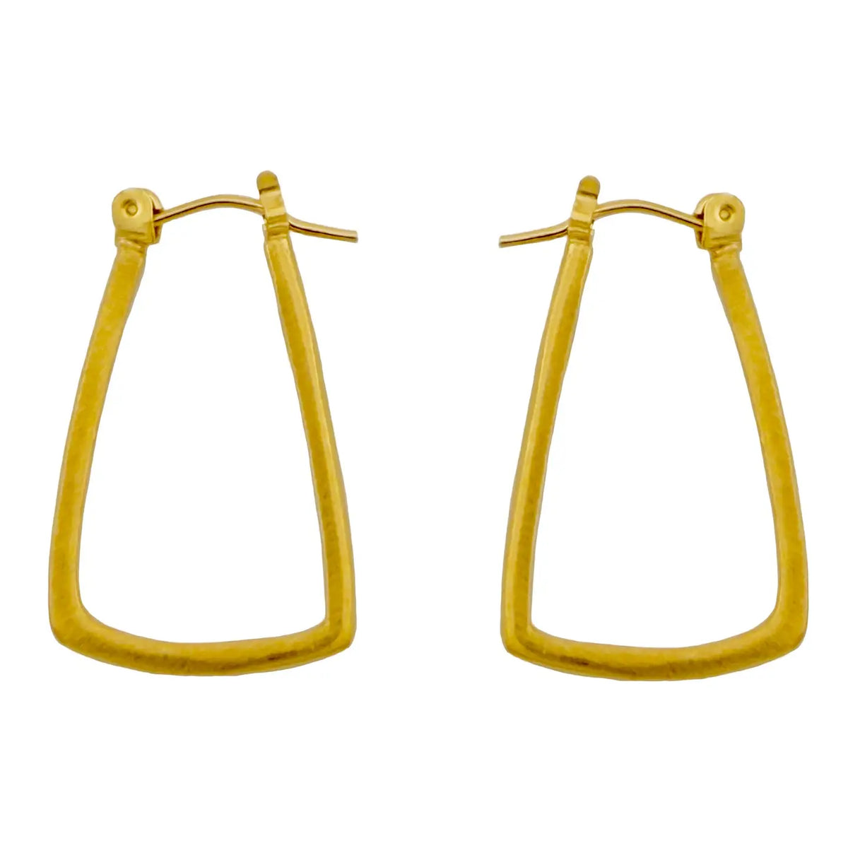 Small Thin Hoops in Gold Vermeil