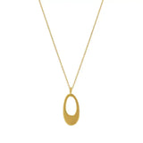 Extra Small Oval Necklace in Gold Vermeil from Philippa Roberts at Pinch in Northampton, MA