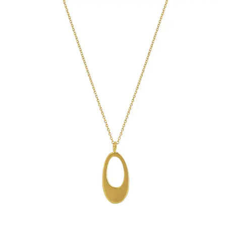 Extra Small Oval Necklace in Gold Vermeil from Philippa Roberts at Pinch in Northampton, MA
