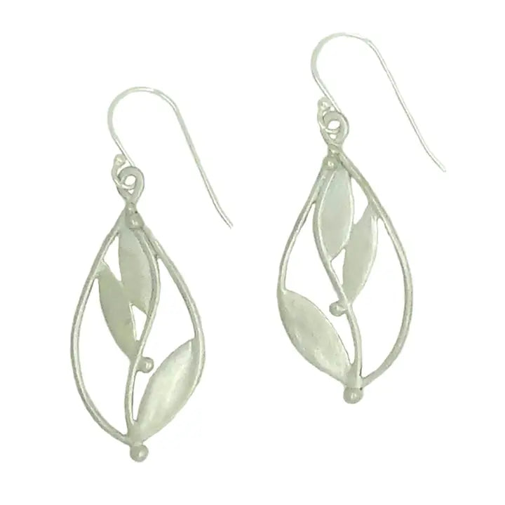Petite Floral Teardrop Earrings