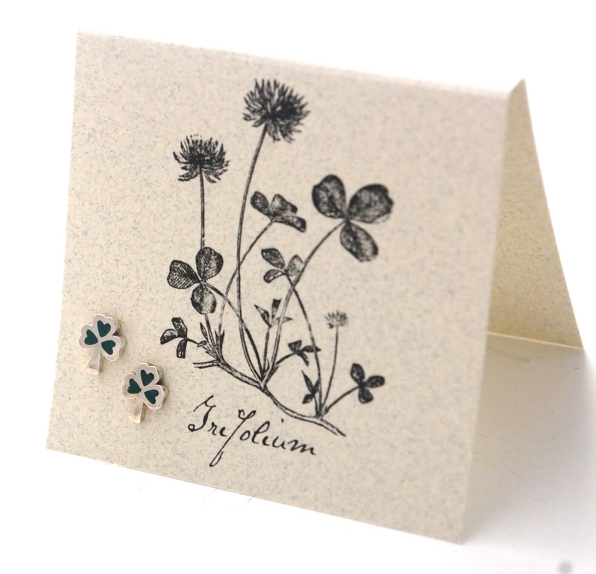 Clover Earrings in Sterling Silver at PINCH