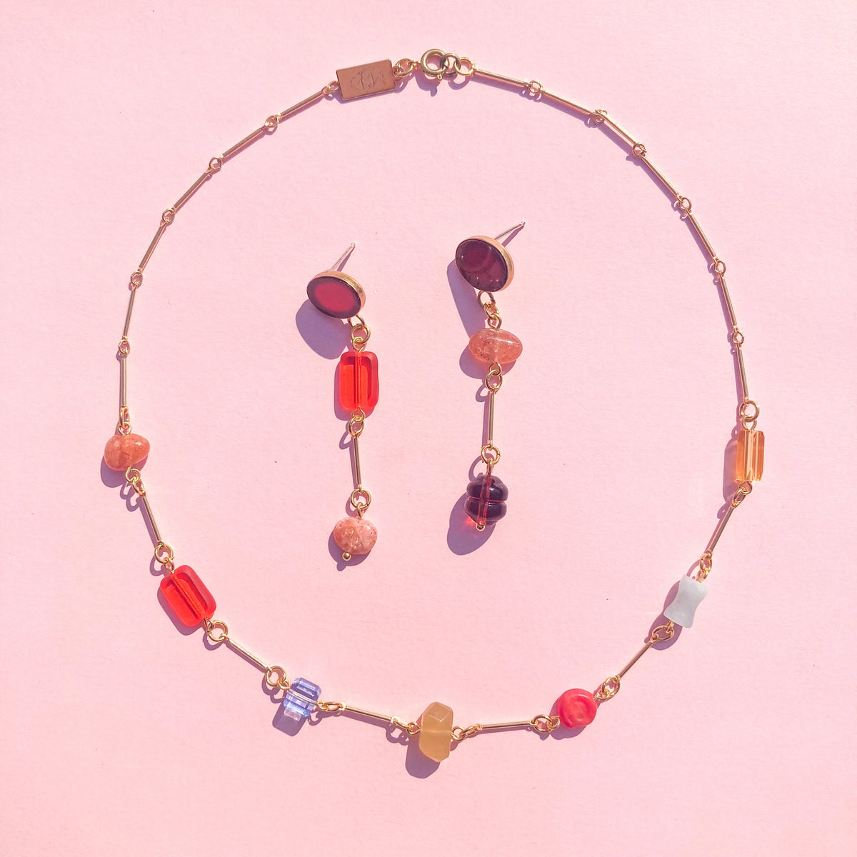 Composition Necklace No. 2 17"
