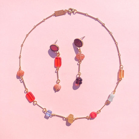 Composition Necklace No. 2 17"